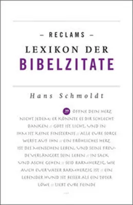 Produktbild von Reclams Lexikon der Bibelzitate