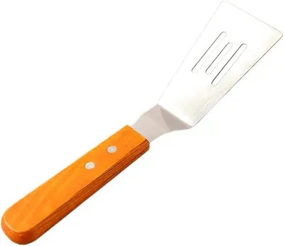 Imagen del producto de Palas para pizza de acero inoxidable, diseño perforado, espátulas para pasteles, palas para pizza, espátulas para pizza familiares, ideales para masa, pan y productos de repostería