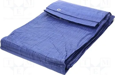 Produktbild von 1x Plane  PE 50g/m2 07-01-0203 Verpackungstechnik B: 2m L: 3m V: mit Metallösen