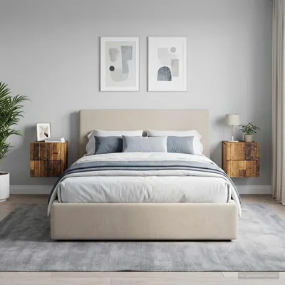 Obrázok produktu pre Maison Exclusive – Nástenný nočný stolík, 2 ks, staré drevo, 33 x 34,5 x 43 cm