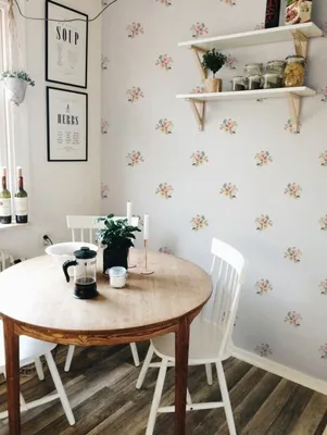 Produktbild von Coloray Fototapete 250x250 cm Latextapete Magicstick - Blumensträuße Blumenblumen minimalistisch