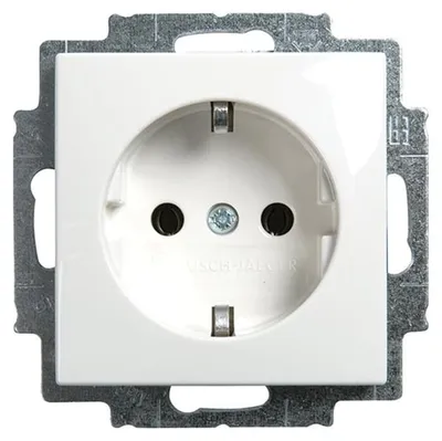 Zdjęcie produktu dla Busch-Jaeger 2CKA002099A0304, Typu F, 2P+E, Biały, Termoplastyczny, IP20, 250 V
