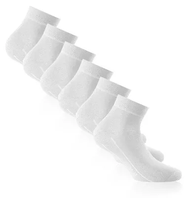 Produktbild von Rohner Sneaker Plus, Crew-Socken, Weiß, andere, Uni, 43-46, 7/8 Knöchellänge