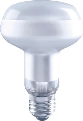 Produktbild von FLAIR LED Reflektorlampe dimmbar R80 E27/5,5W(37W) 440 lm 2700 K warmweiß matt