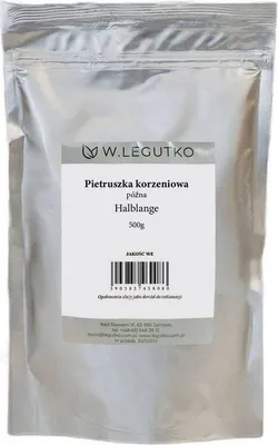 Zdjęcie produktu dla Nasiona Pietruszka Halblange 500g - W.Legutko