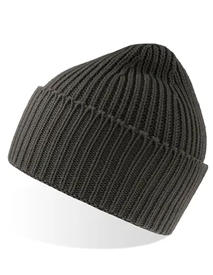Immagine prodotto di Atlantis OAKB | Oak Beanie Poliestere riciclato - Colore: Grigio scuro melange - Taglia: Unica