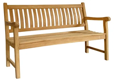 Produktbild von LC Garden »Patrick« Gartenbank Teakholz Holzbank 150cm