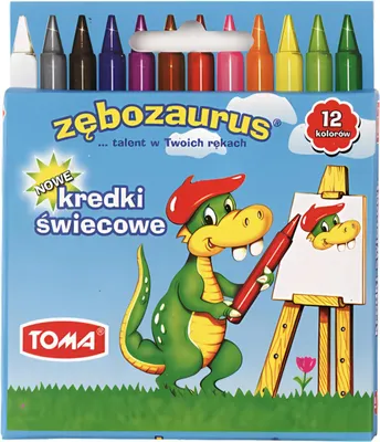 Zdjęcie produktu dla Kredki świecowe 12 kolorów