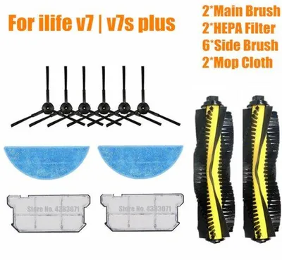 Zdjęcie produktu dla Zestaw do odkurzania robotów do różnych modeli iLife (V7, V7S, V7S Pro, V7S Plus)