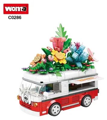 Produktbild von WOMA Blumenverkaufsfahrzeug Klemmbausteine WC0286
