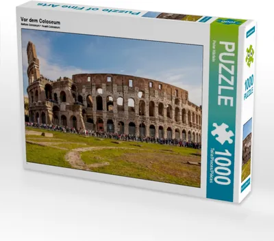 Produktbild von Calvendo Vor dem Coloseum 1000 Teile Puzzle quer 640x480mm, Härlein Peter; 7440041