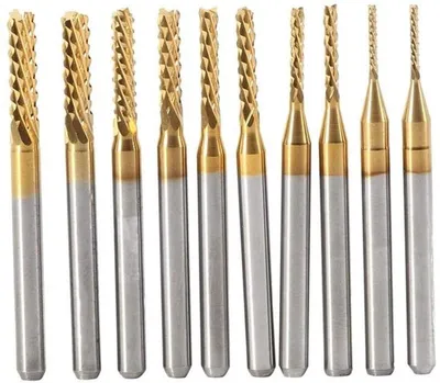 10 Stück Beschichtete Fräswerkzeuge CNC, Hauptbild