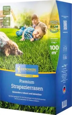 Produktbild von Kiepenkerl Rasensamen Active strapazierfähig für 100 m² 2 kg