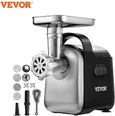 Produktbild von Vleesmühle aus Edelstahl - Schwarz - Kitchen-Grinder