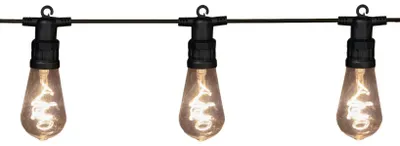 Produktbild von 10 Partylights 5cm Spiralwendel warmweiß 10m/3m Leitung schwarz Anna's Collection
