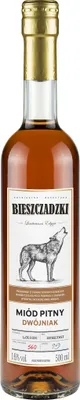 Produktbild von Bieszczadzki Dwójniak-Honig (Halber) 0,5L | Met Honigwein Metwein Honigmet | 500 ml | 16% Alkohol | Polnische Produktion | Geschenkidee | 18+