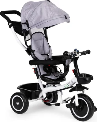 Obrázok produktu pre Trojkolka s otočným sedadlom 360' ECOTOYS, šedá