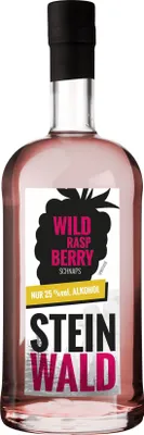 Produktbild von Steinwald Wild Raspberry Schnaps | Spirituose aus Waldhimbeeren | 25 % Alc.Vol. | 0,7 l. Flasche