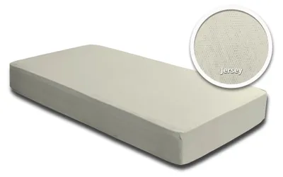 Produktbild von Spannbettlaken Babybett Kinder creme wollweiß 60x120 cm - 70x140 cm Baumwolle