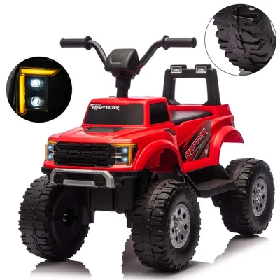 Produktbild von Ford F-150 Raptor Rotes batteriebetriebenes Quad für Kinder mit Fernbedienung