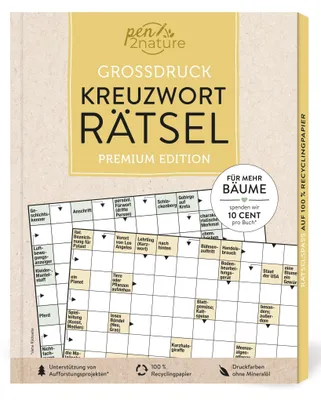 Produktbild von Großdruck Kreuzworträtsel