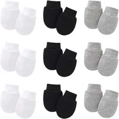 Produktbild von Katoenen Babyhandschuhen für Neugeborene 0-6 Monate