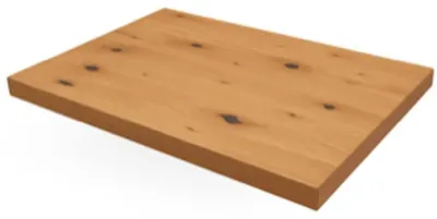 Produktbild von Timeless Living Rustikal Eiche 120x80x2,6 cm Tischplatte Massivholz Esszimmertisch, Geöltes Eichenholz Tischplatte, Stabile Tischplatte Natur