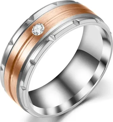 Produktbild von IN-17411 Uni Ring in Silber/Roségold – 69mm KP17411