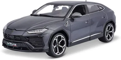 Image de Bburago 18-11042 - Maquette de voiture - Lamborghini Urus (grise, échelle 1:18)