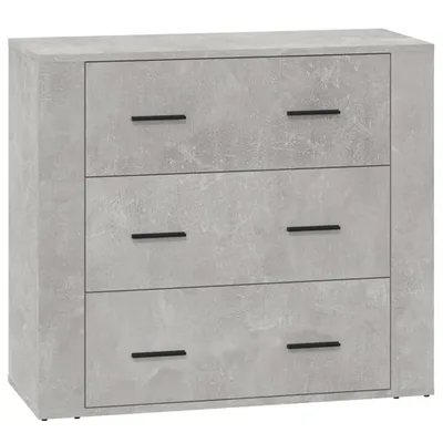 Produktbild von Sideboard Betongrau 80x33x70 cm Holzwerkstoff