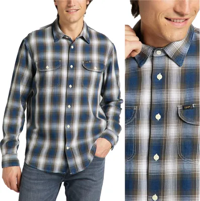 Produktbild von Lee Worker Shirt Serpico Green L68HMJOJ 112140618