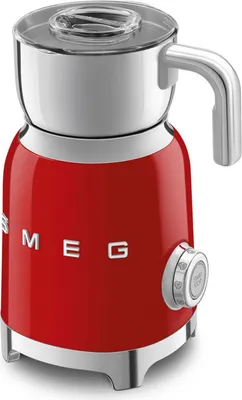 Image de Emulsionneur de lait 500w 0.6l rouge - Smeg - MFF11RDEU - années 50