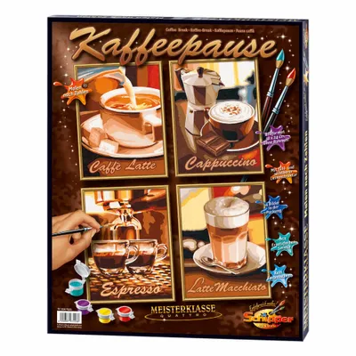 Immagine prodotto di Noris Spiele Painting by Numbers - Coffee Break (Quattro); 609340553