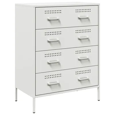 Immagine prodotto di Credenza Bianca 68x39x89 cm in Acciaio