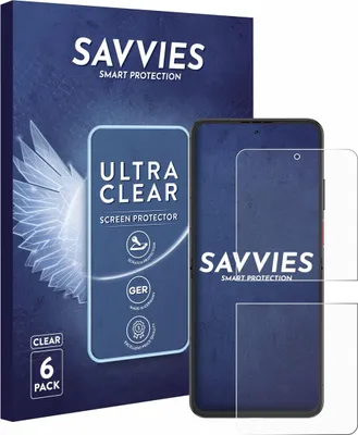 Produktbild von 6x Für Nubia Flip 2 Schutzfolie Savvies Displayschutz Display Schutz Folie Klar Transparent