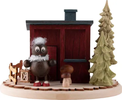 Produktbild von Räucherhaus Pitti (12cm) von RATAGS Holzdesign