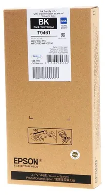 Produktbild von Epson WF-C5x90 Series Ink Cartridge XXL Black, Extrahohe (Super-) Ausbeute, Schwarz, Tinte auf Pigmentbasis, 136,7 ml, 1 Stück(e), 10000 Seiten