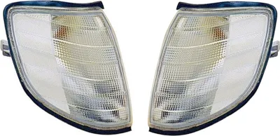Produktbild von TYC Frontblinker Set für Mercedes W140 S-Klasse 91-95 weiß Silber