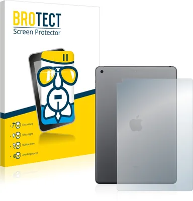 Produktbild von BROTECT Schutzglas für Apple iPad 10.2″ WiFi 2021 (Rückseite, 9 Gen.) Schutzfolie Panzer Folie Glas Display Schutz klar