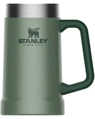 Produktbild von Stanley Adventure Vacuum Stein 709 ml - Thermotasse Hält Bier für 7 Stunden Kalt - Thermobecher mit Henkel - Vintage-Inspirierte Bierkrug - Spülmaschinenfest