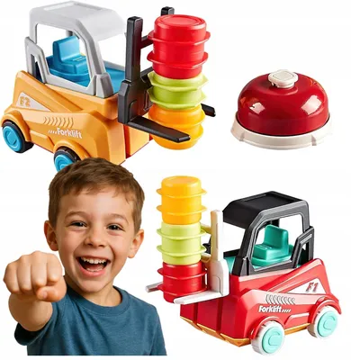 Produktbild von Stator Gabelstapler Geschicklichkeitsspiel Fässerstapeln für Kinder