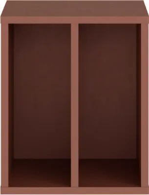 Produktbild von Forte ALICE SPRINGS Schrankeinsatz 30, modern-minimalistisch, 2 Fächer, Organisation, Holzwerkstoff, Terrakotta, 30 cm breit x 36,9 cm hoch x 34,8 cm tief