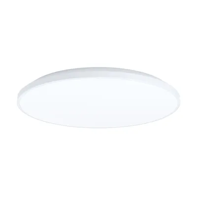 Zdjęcie produktu dla EGLO LED lampa sufitowa Crespillo, lampa natynkowa, lampa sufitowa wykonana z tworzywa sztucznego, lampa kuchenna w kolorze białym, lampa biurowa, lampa natynkowa LED neutralna biała, Ø 38 cm