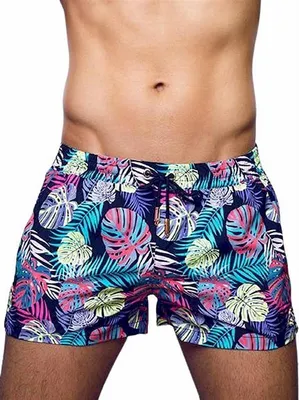 Produktbild von 2Eros Print Swimshorts Monstera Black S