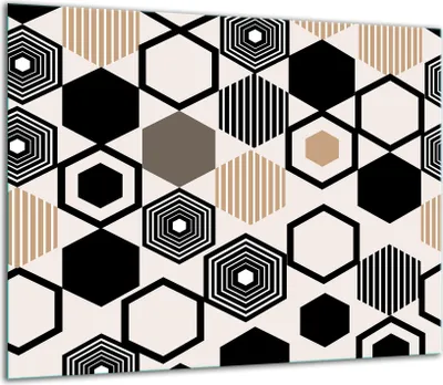 Obrázek produktu pro Kryt varné desky Skleněný kryt varné desky Splashback 60x52cm Mosaic