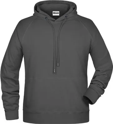 Produktbild von Men's Hoody Kapuzensweat mit Raglanärmeln graphite, Gr. M
