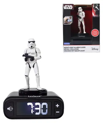 Produktbild von Disney Star Wars Stormtrooper 3D-Nachtlicht-Wecker mit Soundeffekten