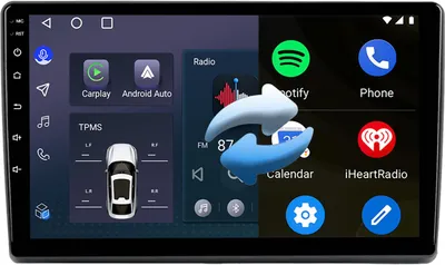 Immagine prodotto di Autoradio Android da 9''  con 64 GB per Fiat Ducato, Citroën Jumper e Peugeot Boxer (2007-2025) Camper/furgoni con CarPlay, navigatore Android Auto