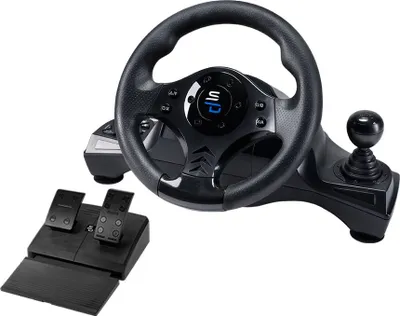 Produktbild von SuBsonic SA5156-NG - Lenkrad + Pedale - PC - PlayStation 4 - Xbox One - Xbox Series X - 270° - Verkabelt - USB - Schwarz