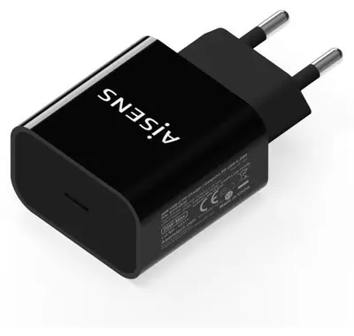 Imagen del producto de Aisens Cargador USB-C PD3.0 1xUSB-C 20W